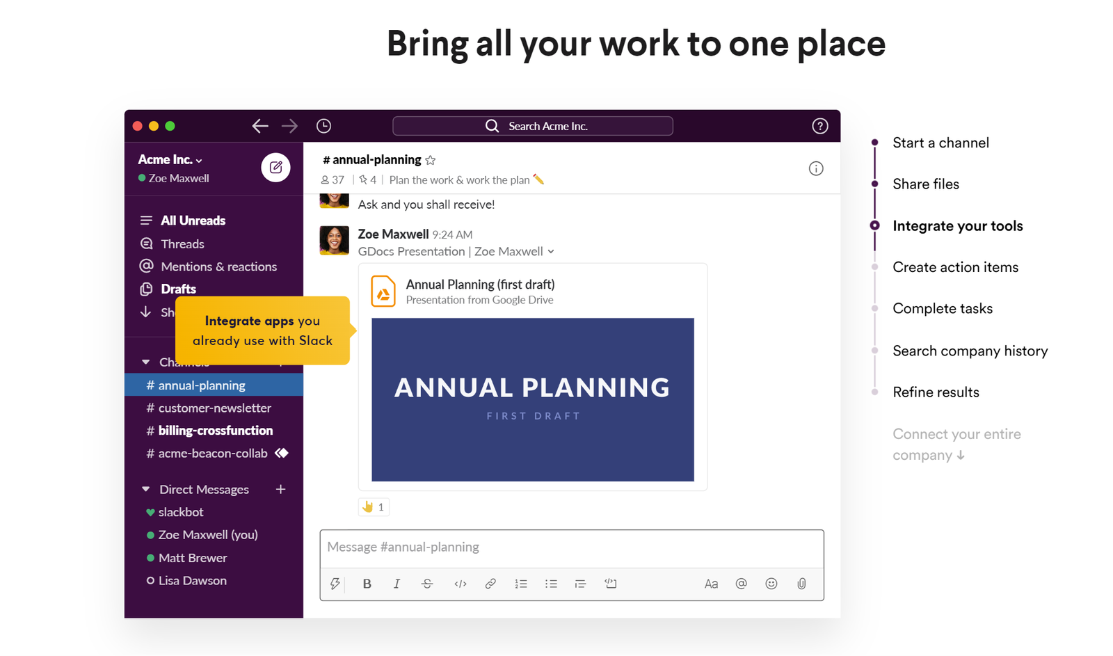 5 Best Features of Slack